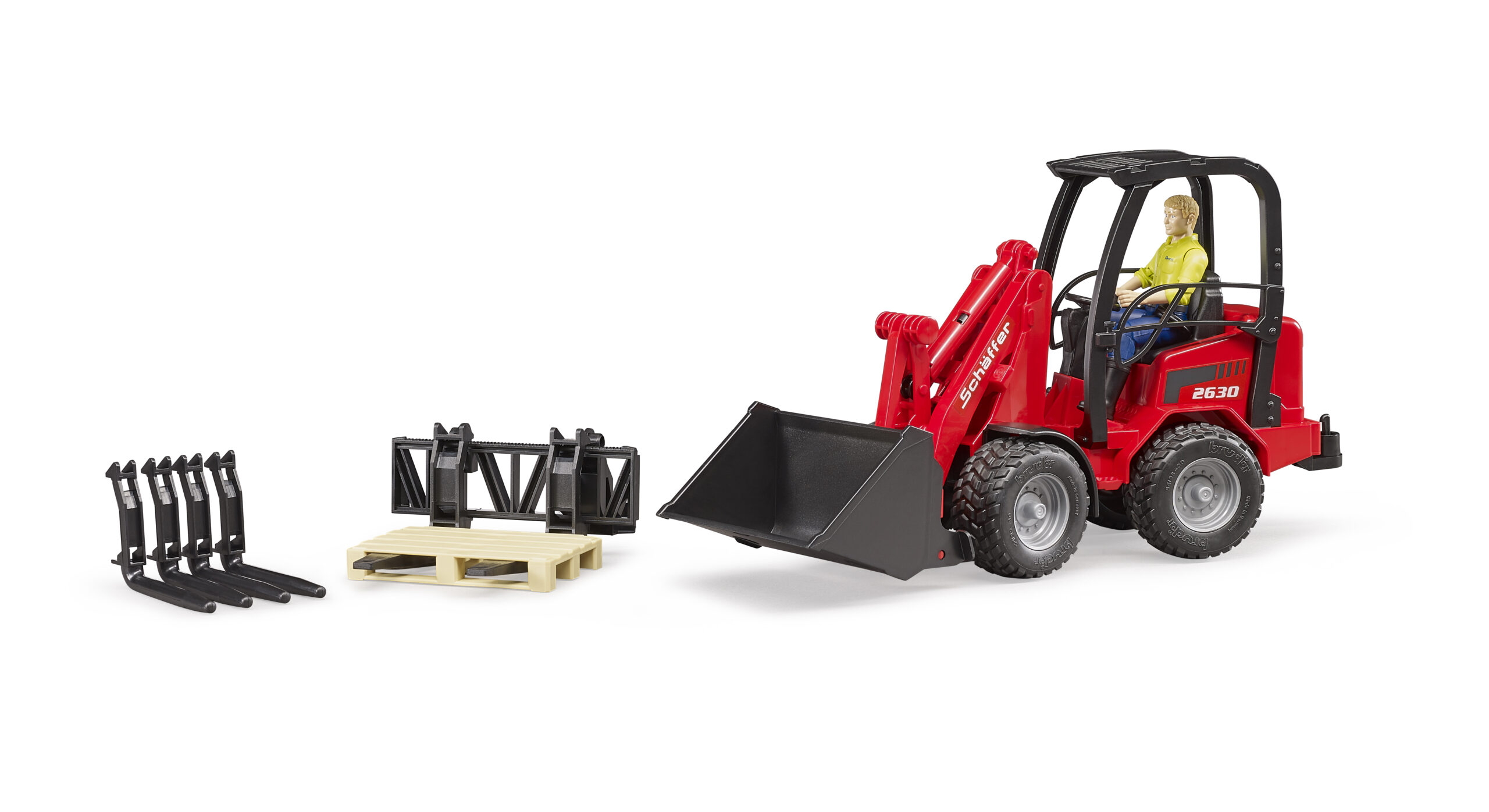 Schäffer Compact Loader 2630 with Figure and Accessories