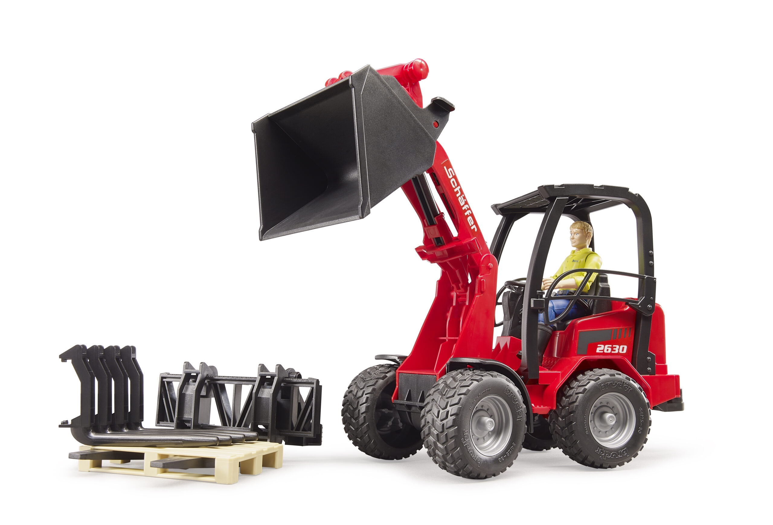 Schäffer Compact Loader 2630 with Figure and Accessories - Image 7