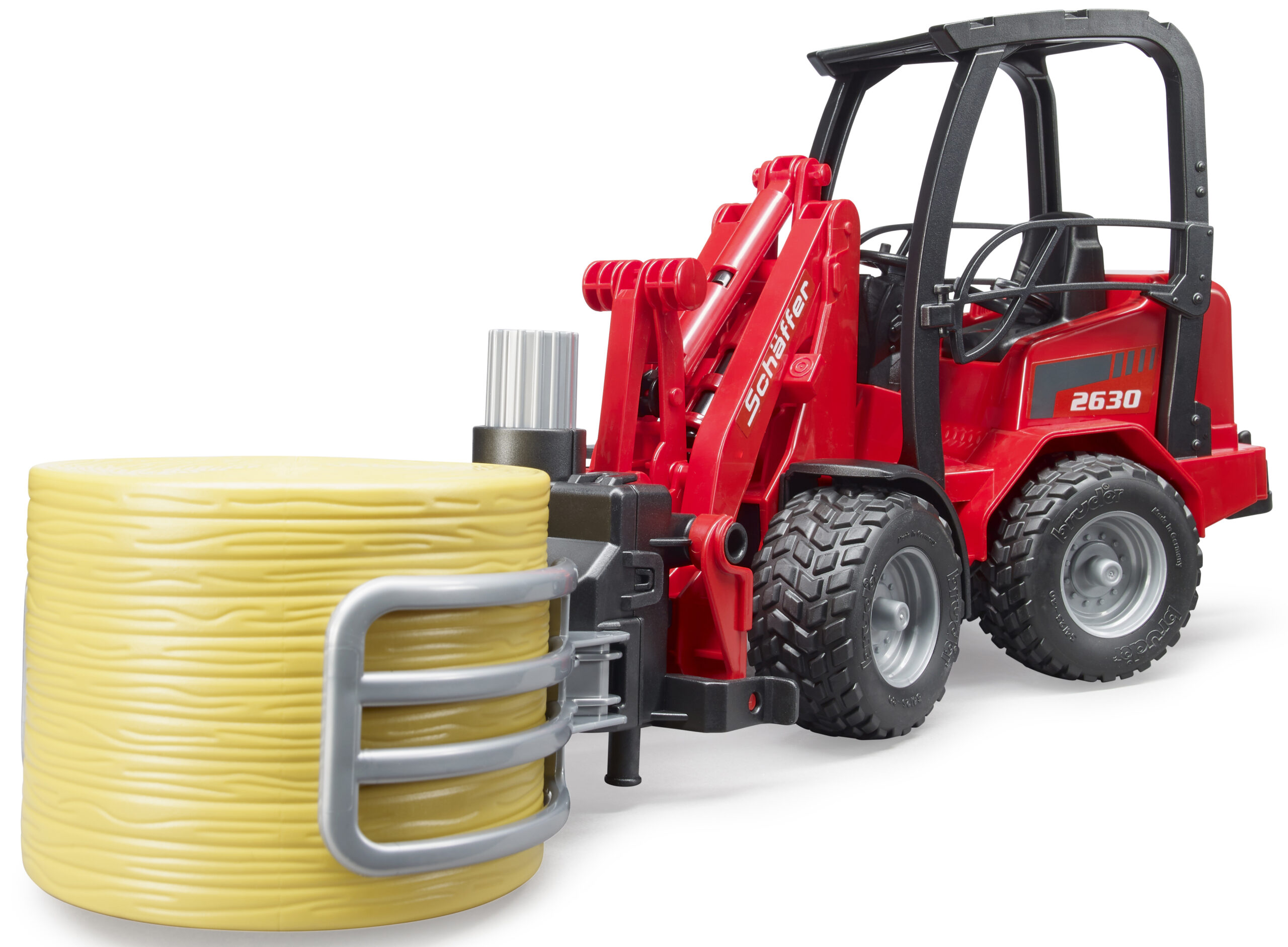 Schäffer 2630 Compact Loader Toy with Bale Gripper & Bale - Image 9