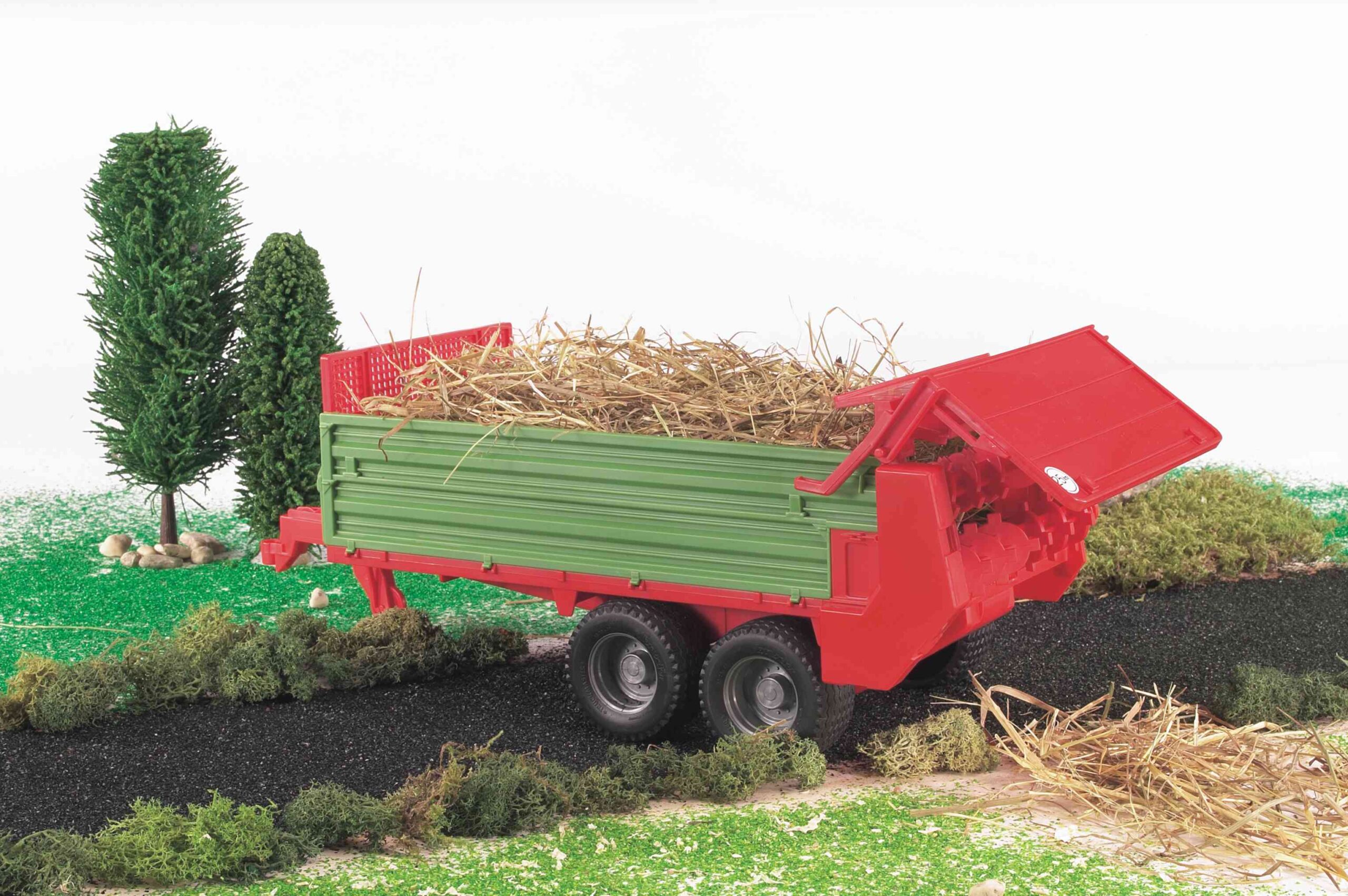 Stable Dung Spreader Trailer Toy