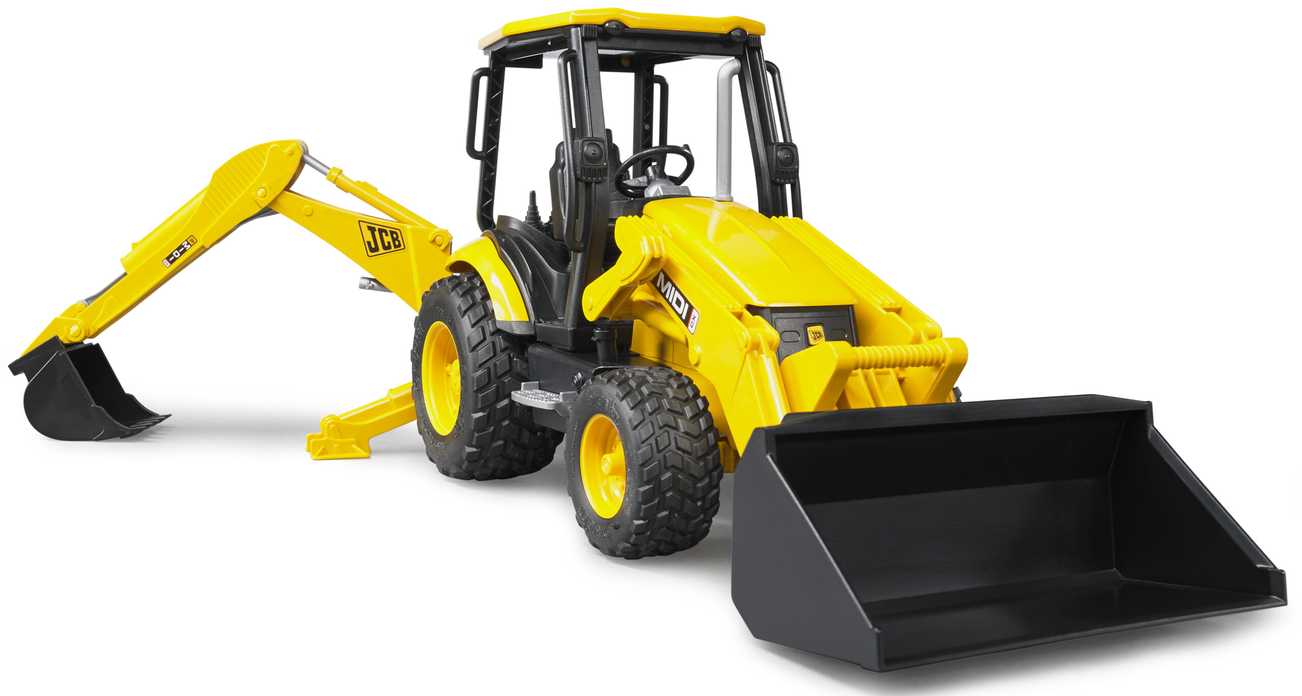 JCB MIDI CX Backhoe Loader Toy - Image 5