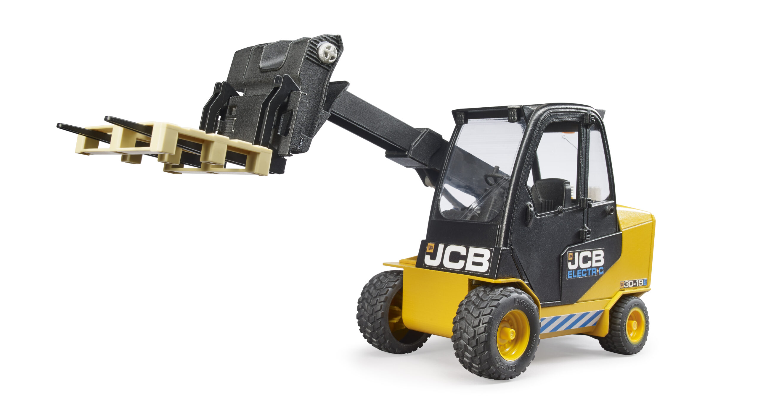 JCB Teletruk Forklift Toy with Pallet - Image 6
