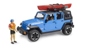 Jeep Wrangler Rubicon with Kayak and Figure Toy