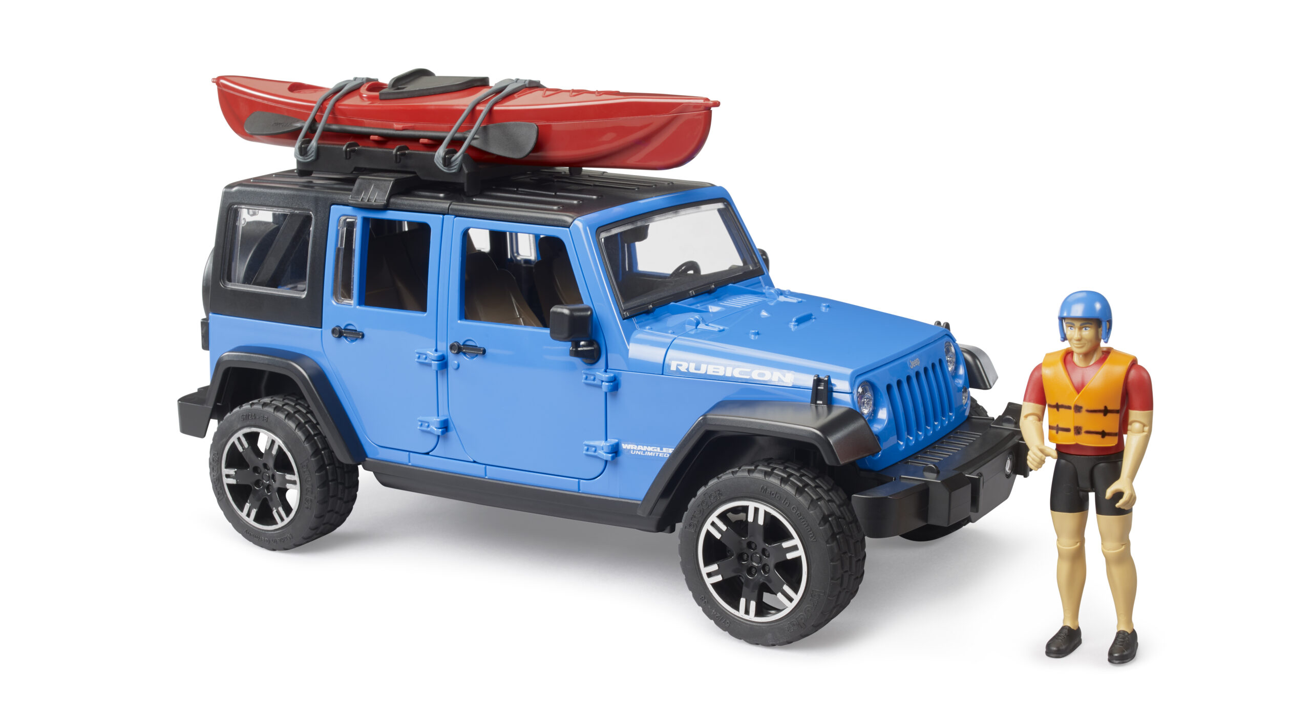 Jeep Wrangler Rubicon with Kayak and Figure Toy - Image 6