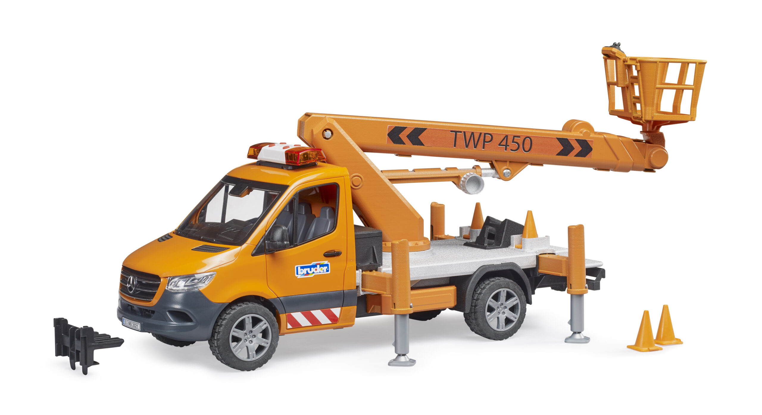 MB Sprinter with Working Platform and Light & Sound Module Toy