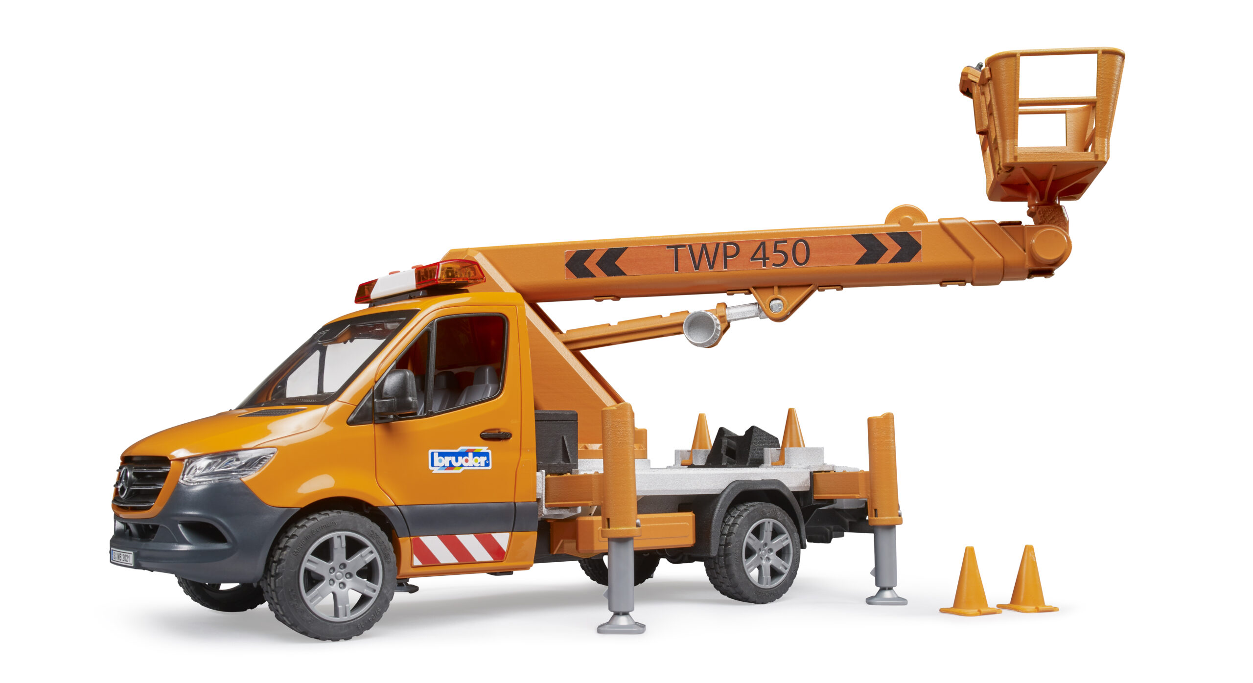 MB Sprinter with Working Platform and Light & Sound Module Toy - Image 5