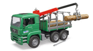 MAN TGA Timber Truck with Loading Crane and Logs Toy