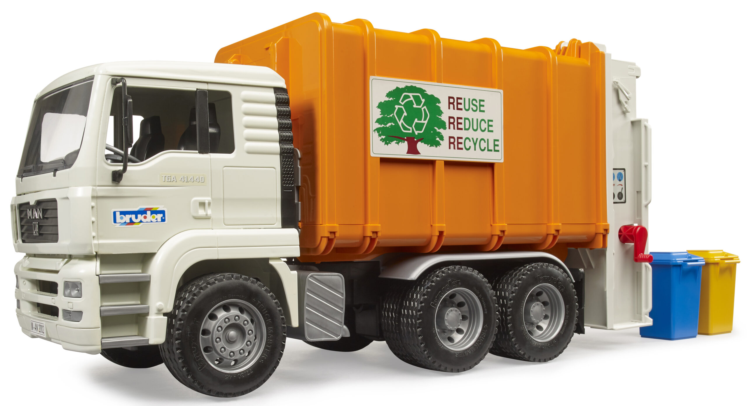 MAN TGA Rear Loading Garbage Truck Toy - Image 7