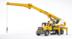 MACK Granite Liebherr Crane Truck Toy