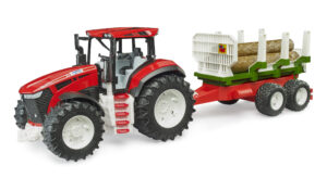 ROADMAX Tractor with Forestry Trailer Toy