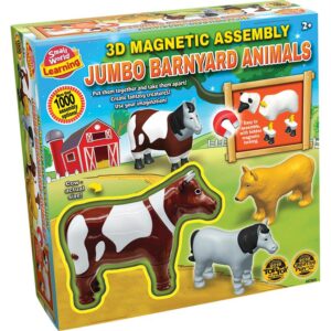 Small World 3D Magnetic Jumbo Barnyard Animals