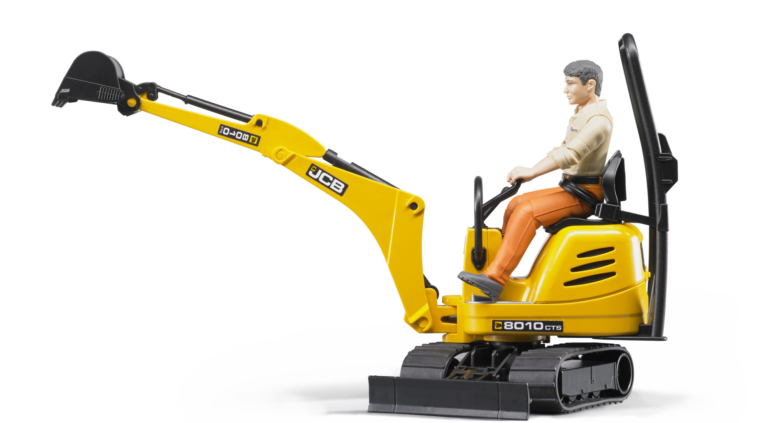 JCB Micro Excavator 8010 CTS with Construction Worker Figure - Image 4