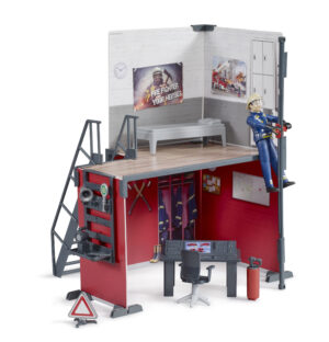 Fire Station with Fireman and Accessories Toy