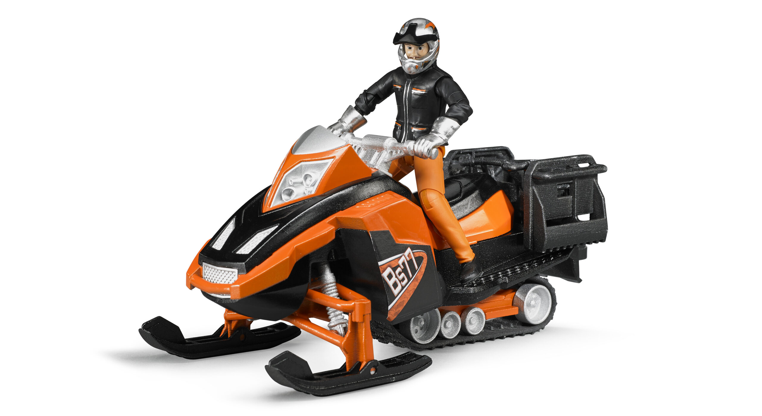 Snowmobile with Driver Figure