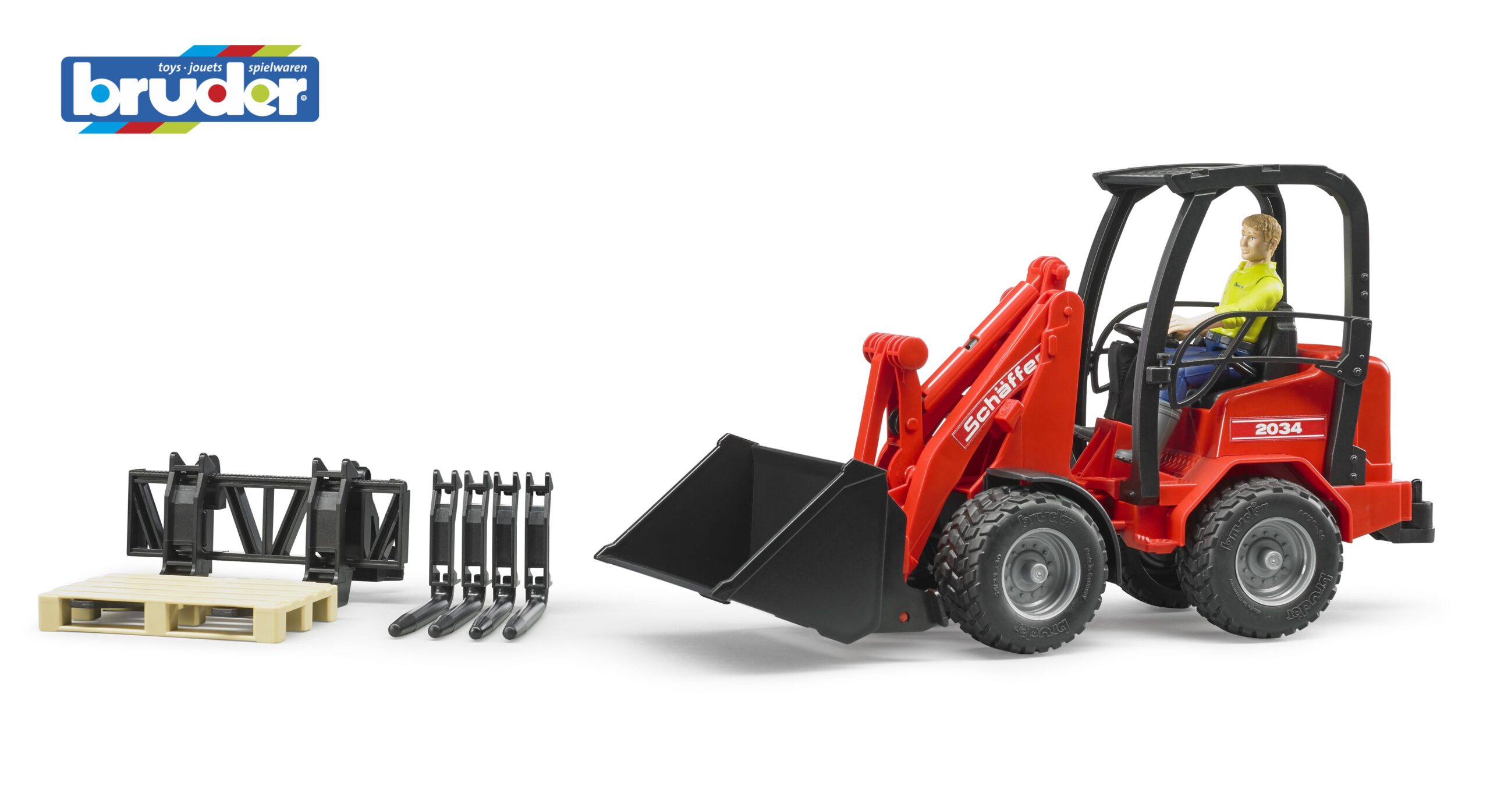 Schäffer Compact Loader 2630 with Figure and Accessories - Image 8