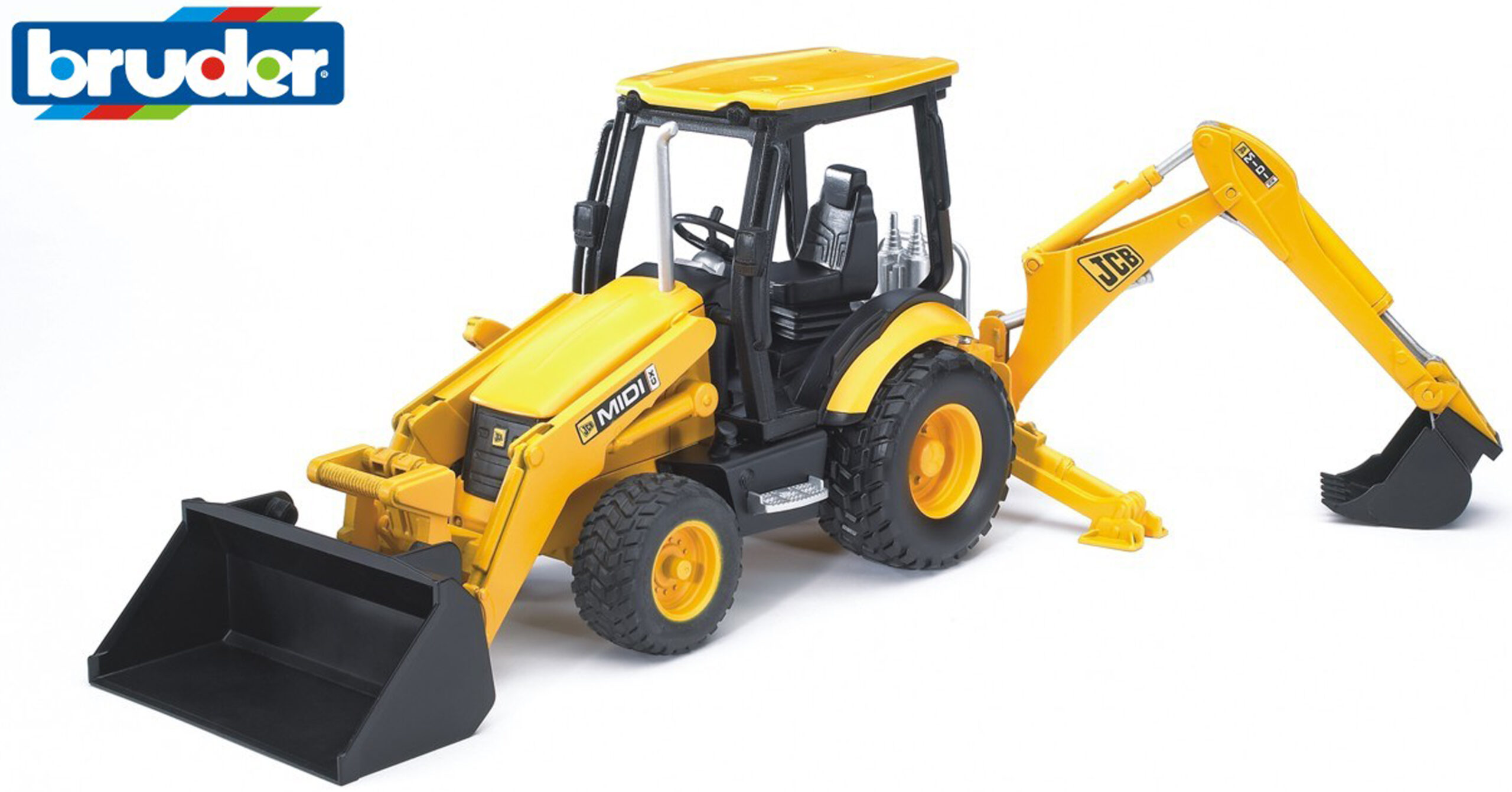JCB MIDI CX Backhoe Loader Toy - Image 6