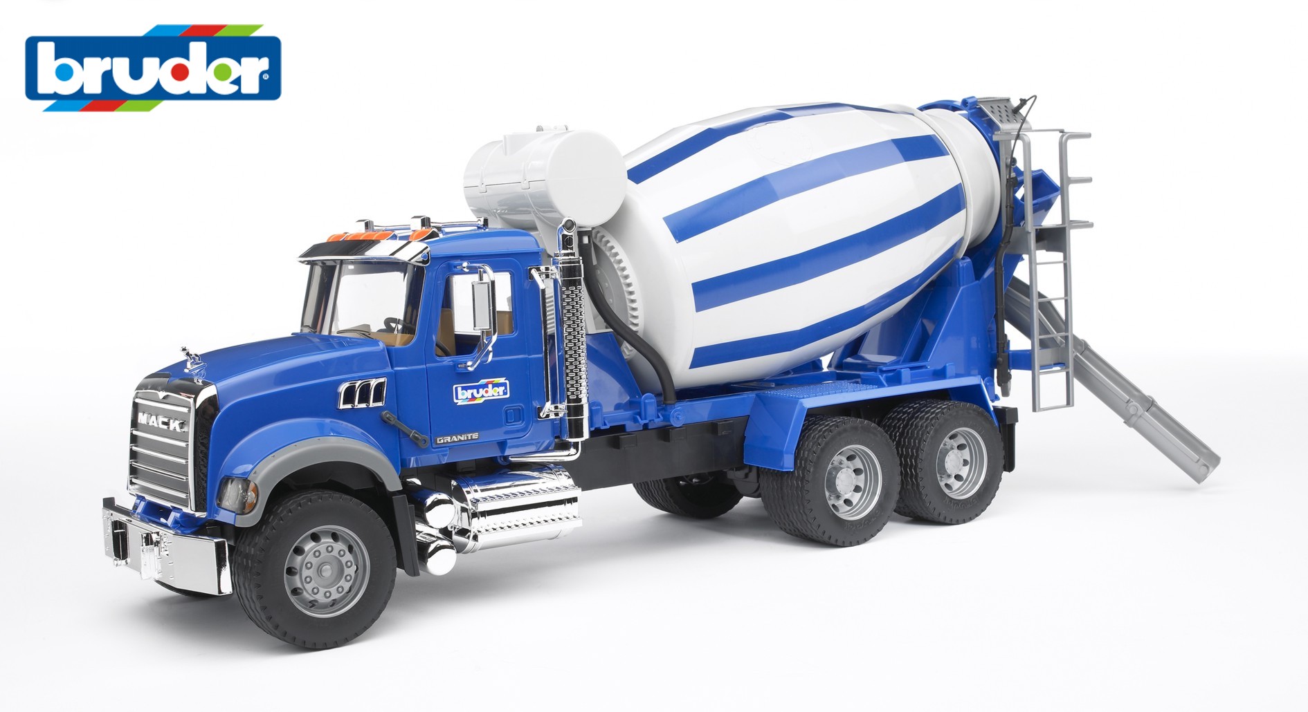 MACK Granite Cement Mixer Truck Toy - Image 6