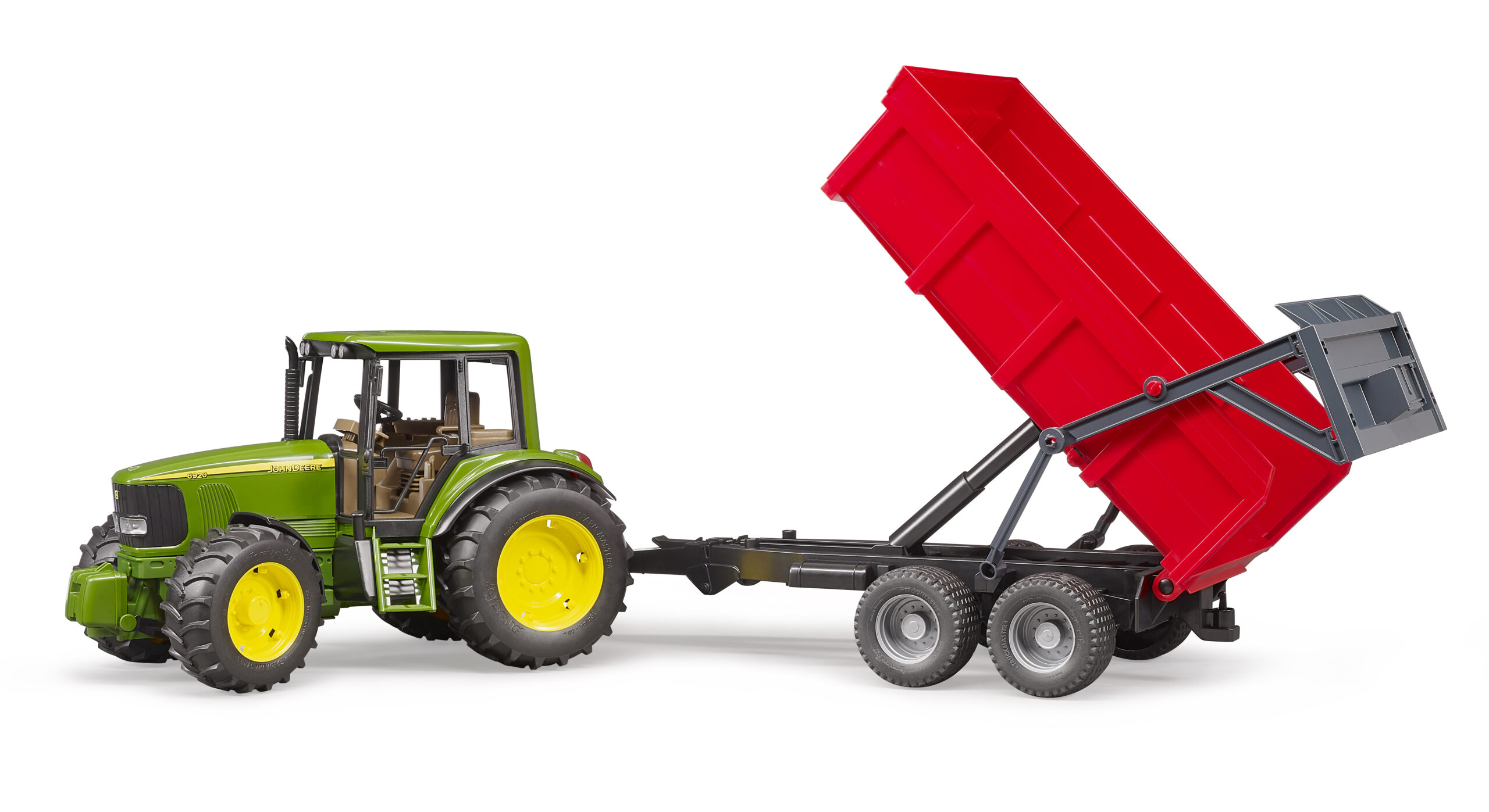 John Deere 6920 Tractor with Tipping Trailer Toy - Image 3