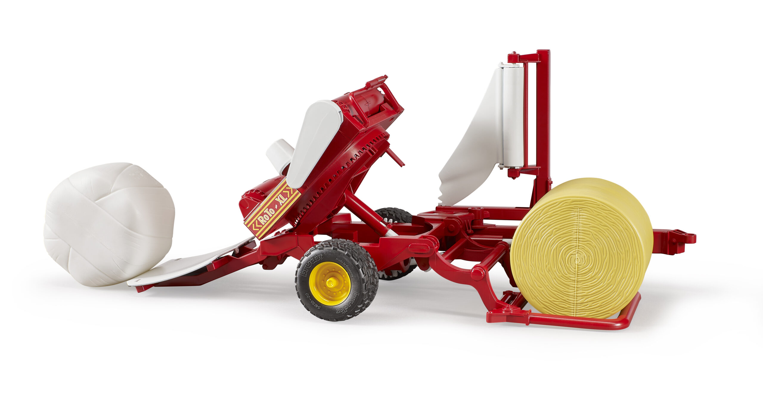 Bale Wrapper Toy with Round Bales - Image 3