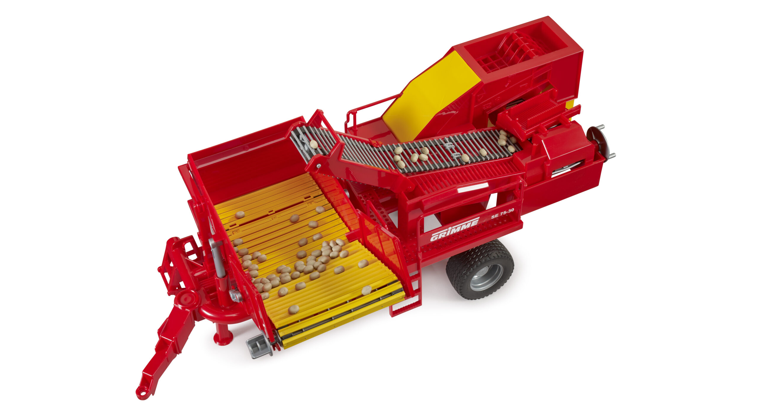 Grimme SE 75-30 potato digger with potatoes-imitations - Image 5