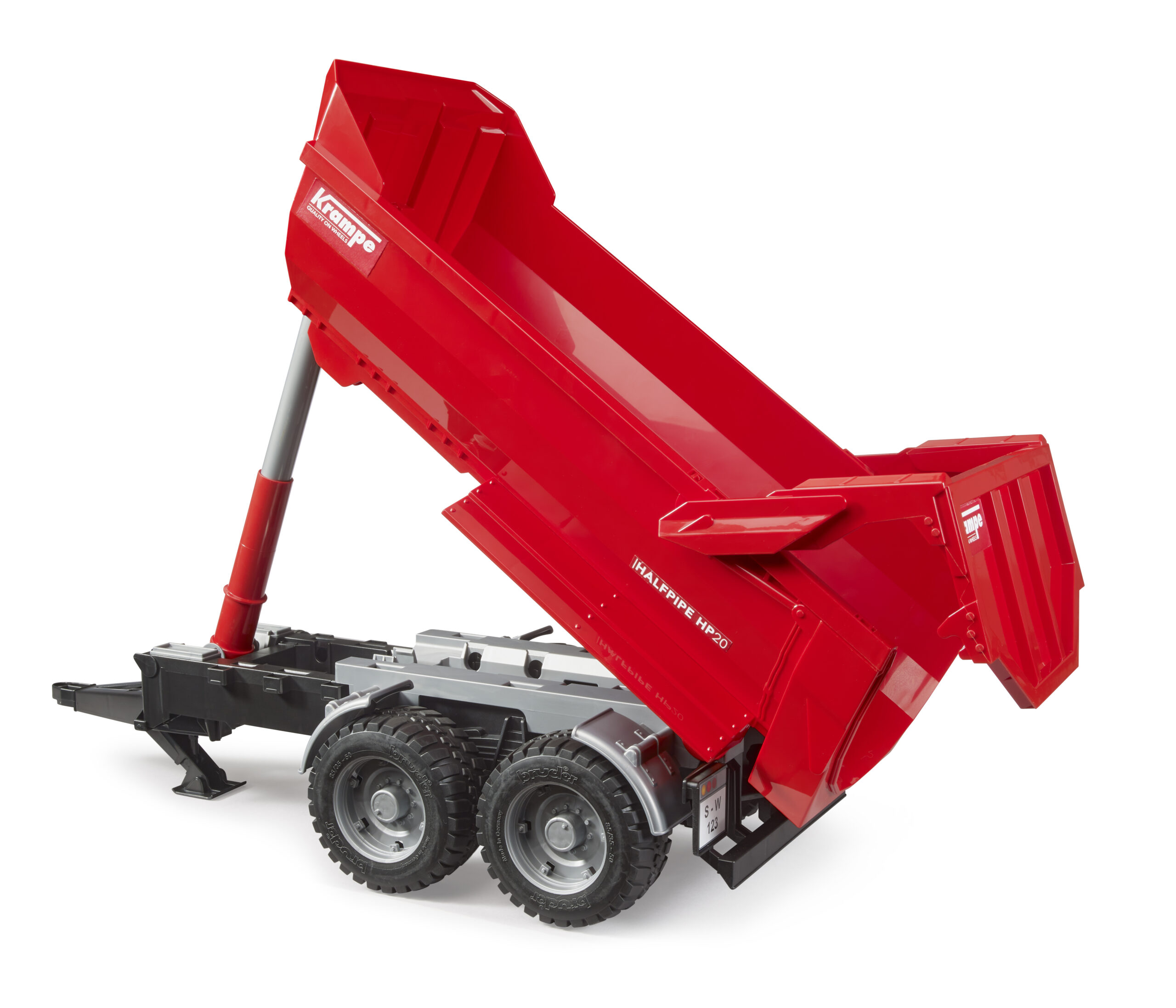 Krampe Tandem Halfpipe Tipping Trailer Toy - Image 3