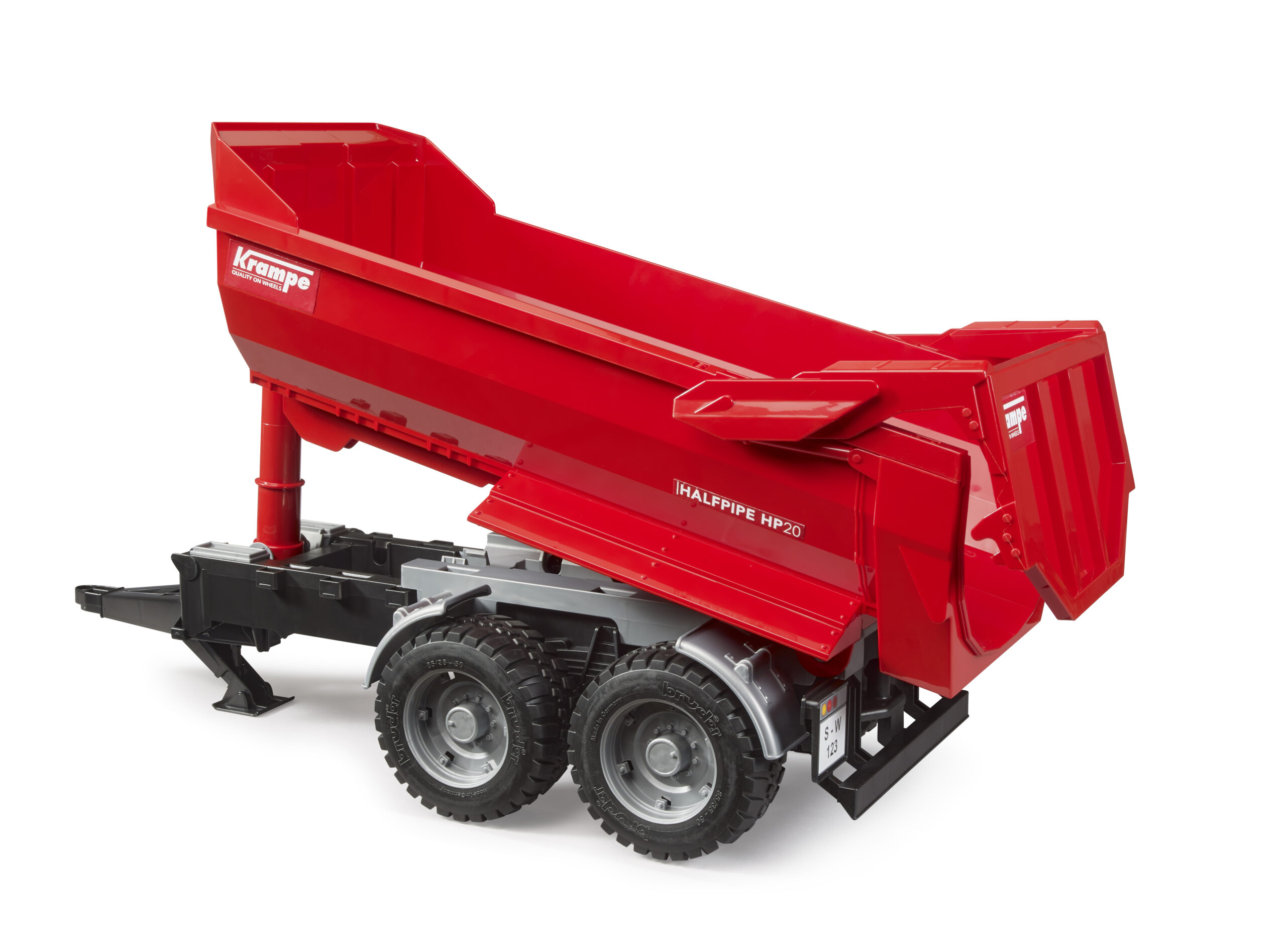 Krampe Tandem Halfpipe Tipping Trailer Toy - Image 4