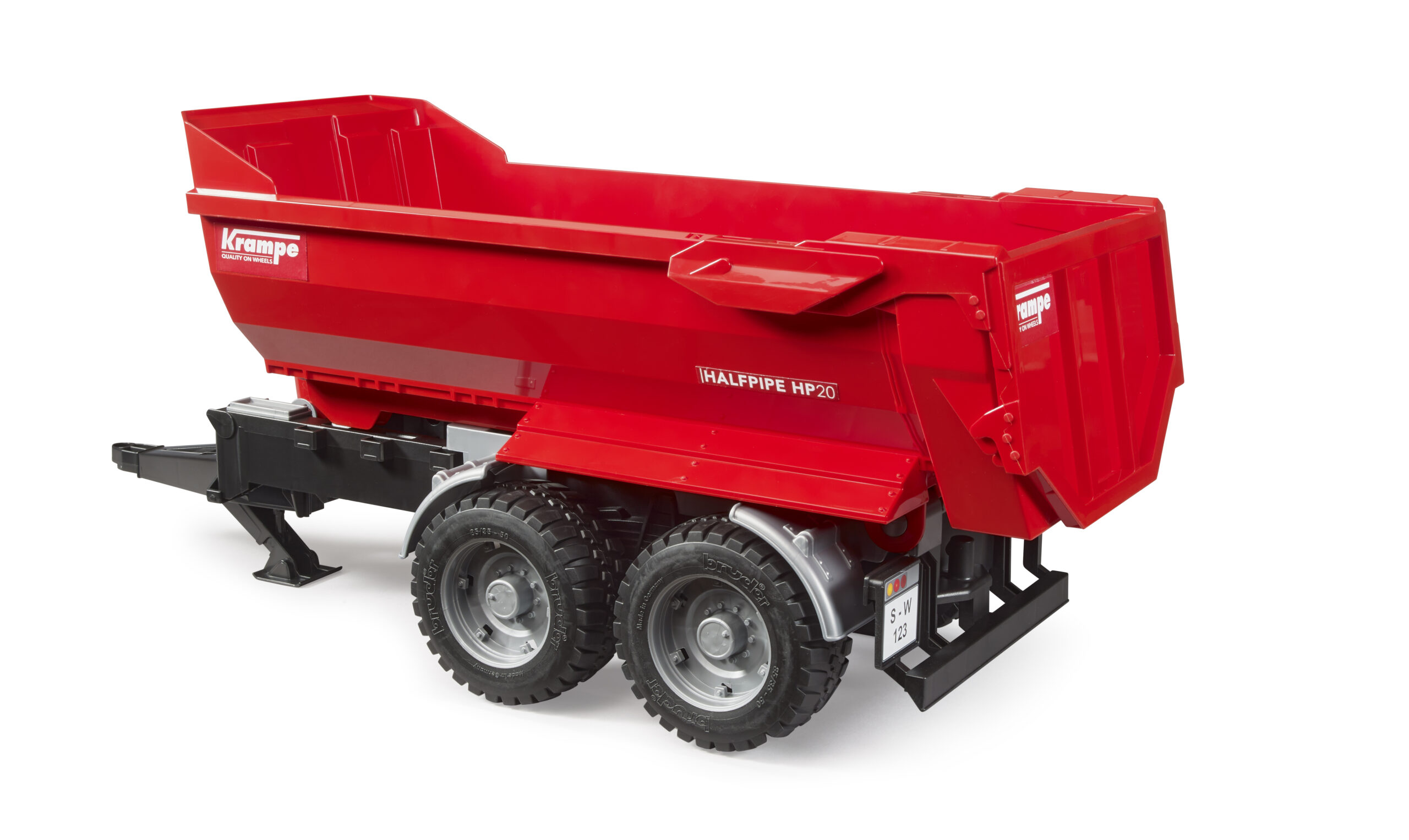 Krampe Tandem Halfpipe Tipping Trailer Toy - Image 5