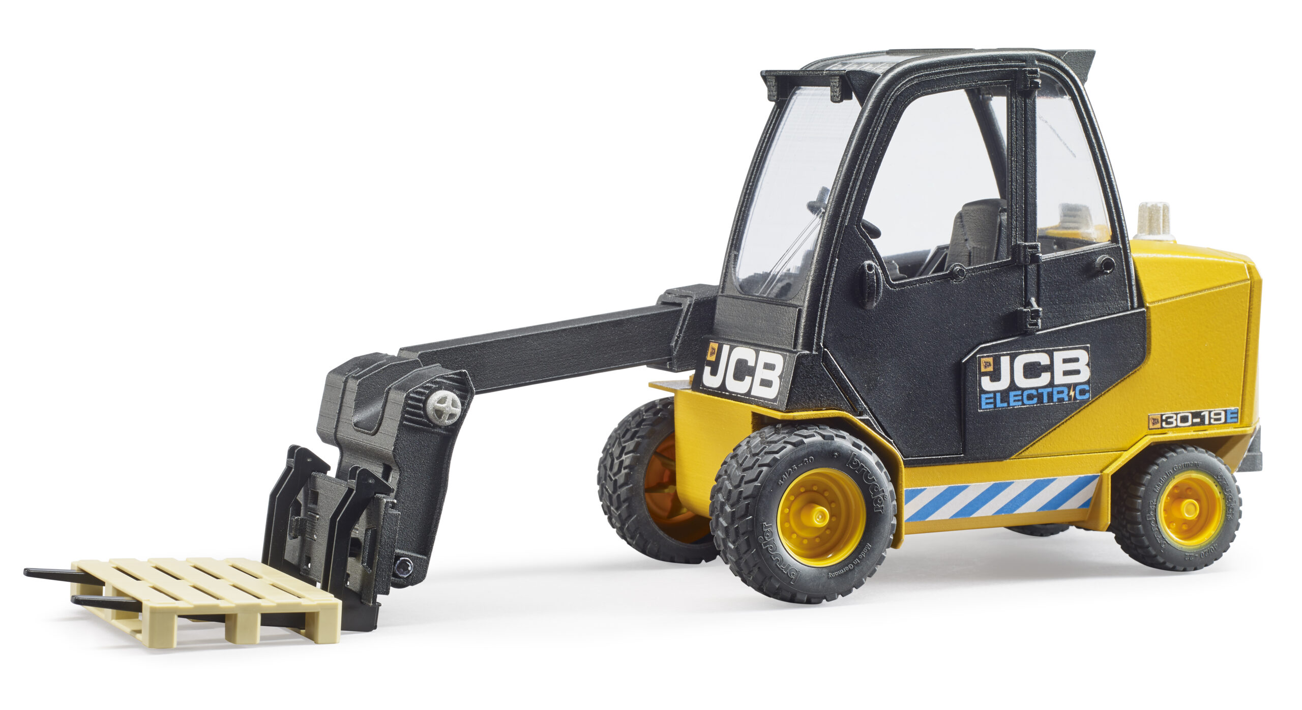 JCB Teletruk Forklift Toy with Pallet - Image 3
