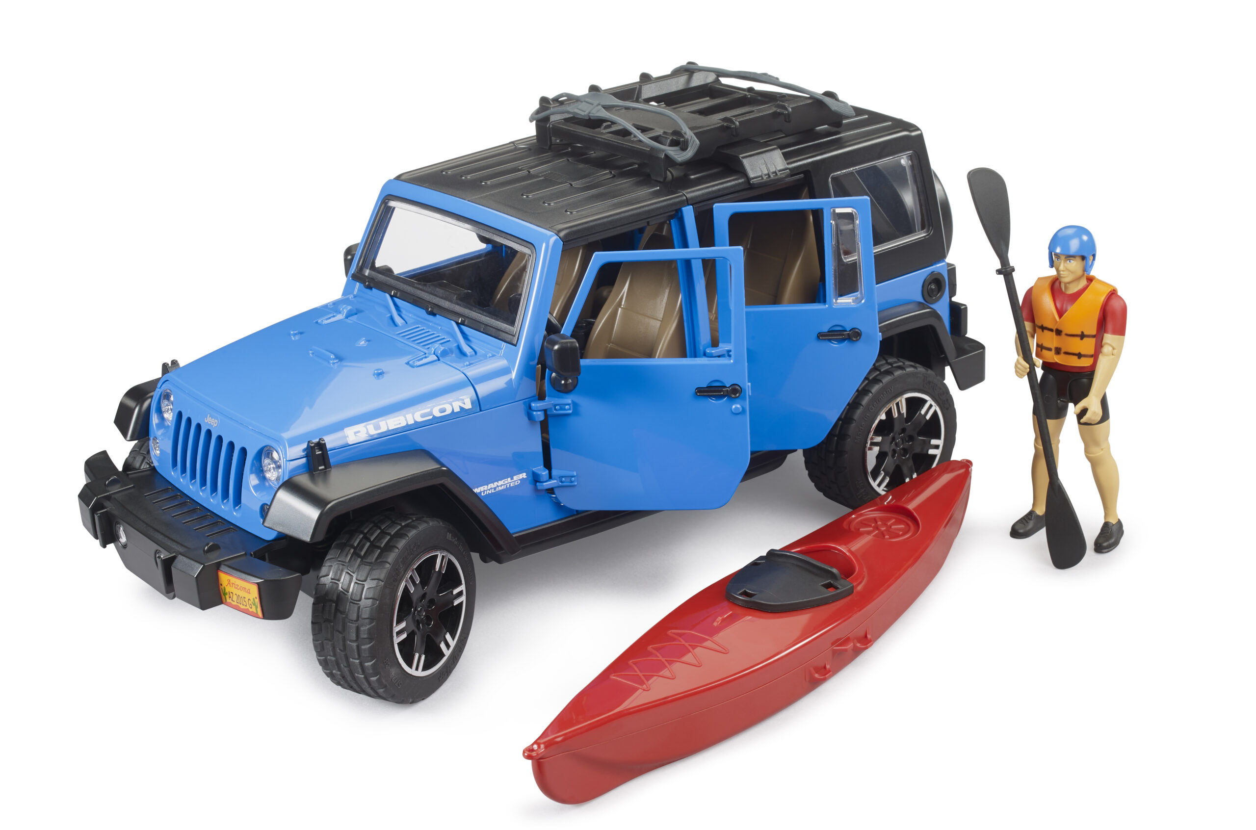 Jeep Wrangler Rubicon with Kayak and Figure Toy - Image 3