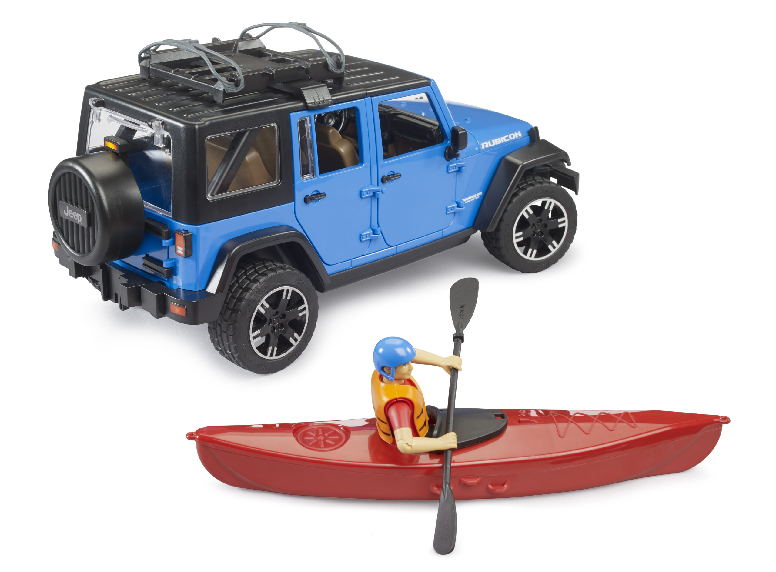 Jeep Wrangler Rubicon with Kayak and Figure Toy - Image 4