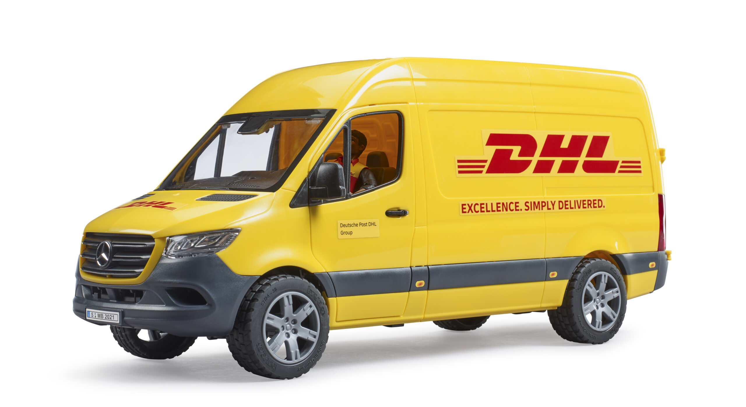 MB Sprinter DHL Delivery Van with Driver Toy - Image 4