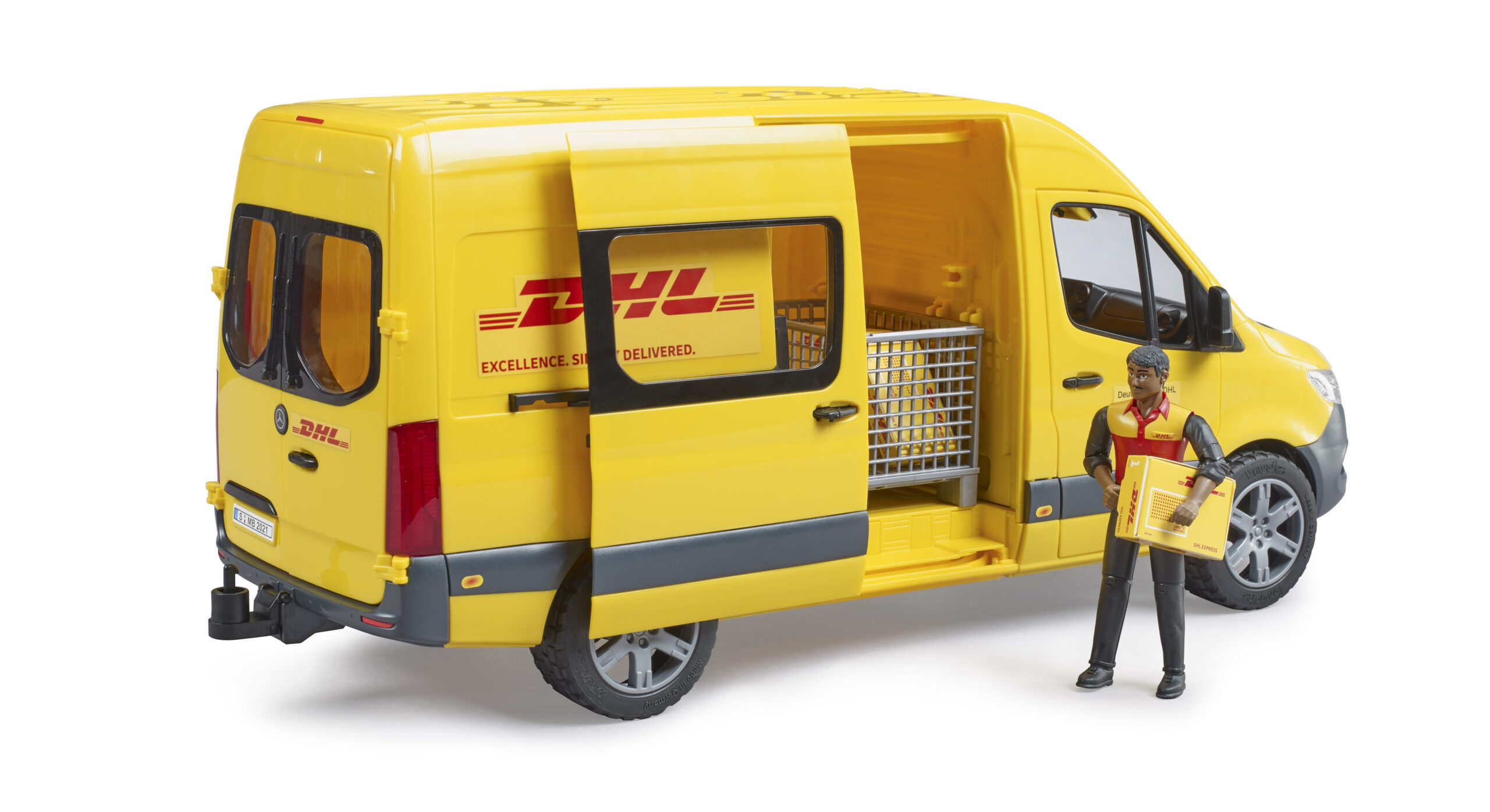 MB Sprinter DHL Delivery Van with Driver Toy - Image 5