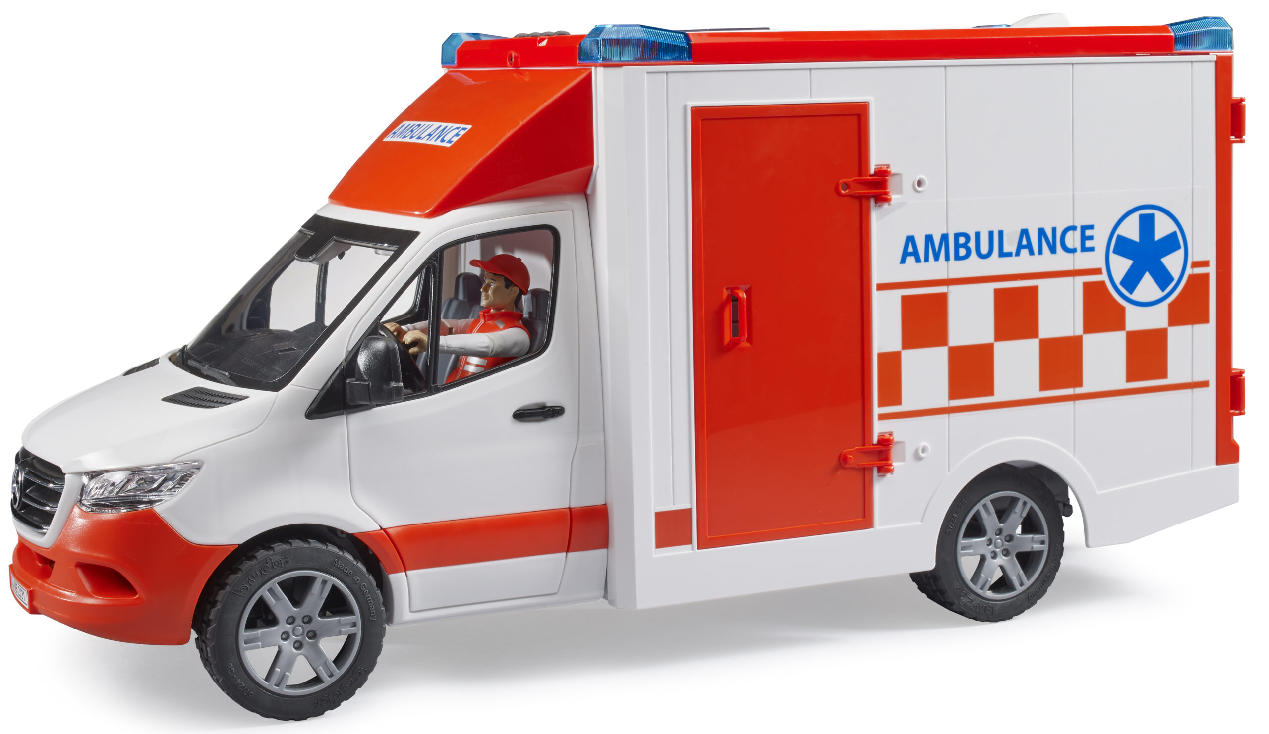 MB Sprinter Ambulance with Driver Toy - Image 7