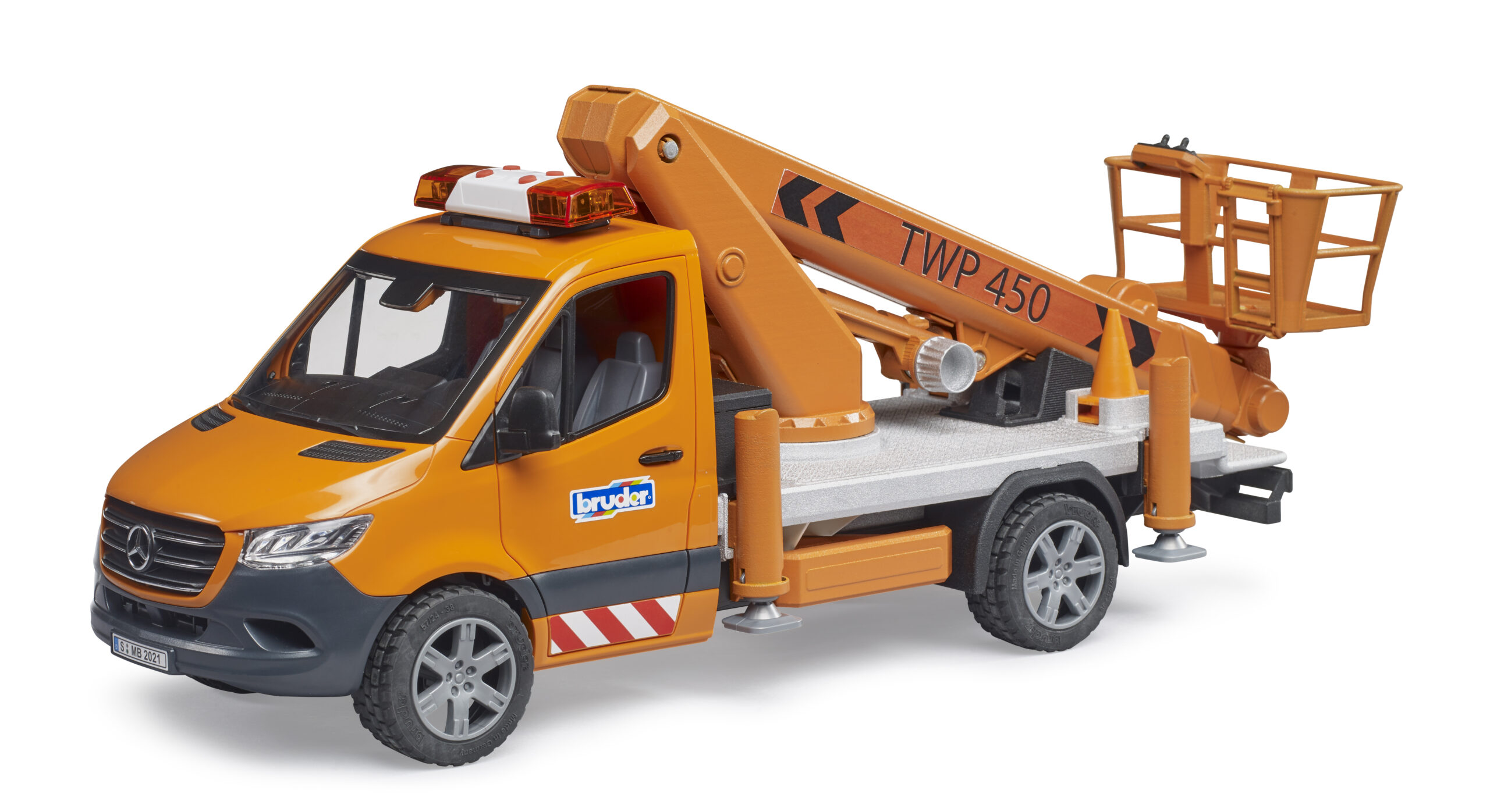 MB Sprinter with Working Platform and Light & Sound Module Toy - Image 7