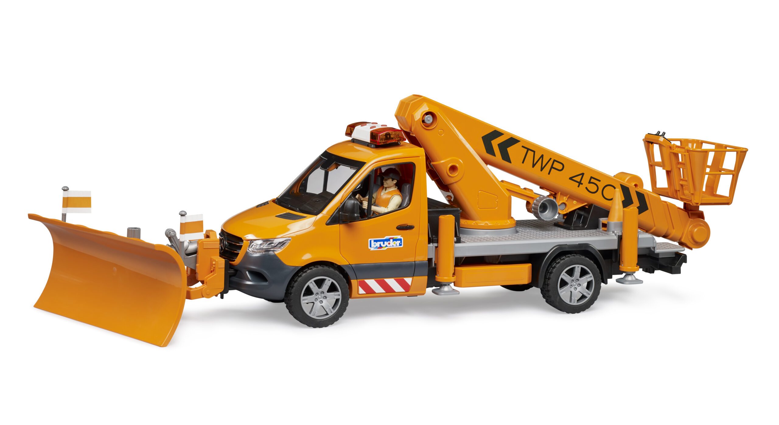 MB Sprinter with Working Platform and Light & Sound Module Toy - Image 8