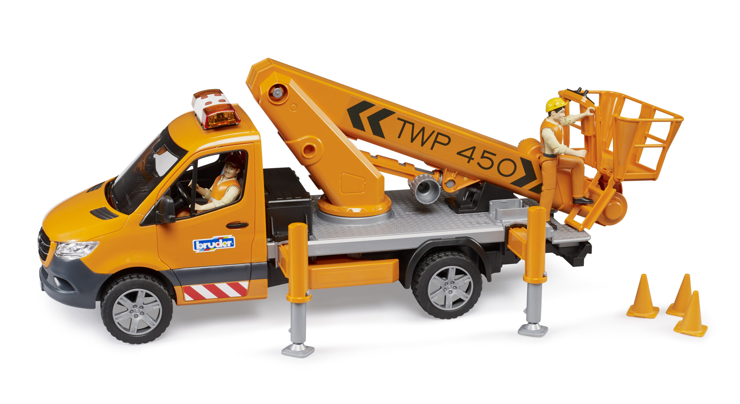 MB Sprinter with Working Platform and Light & Sound Module Toy - Image 3