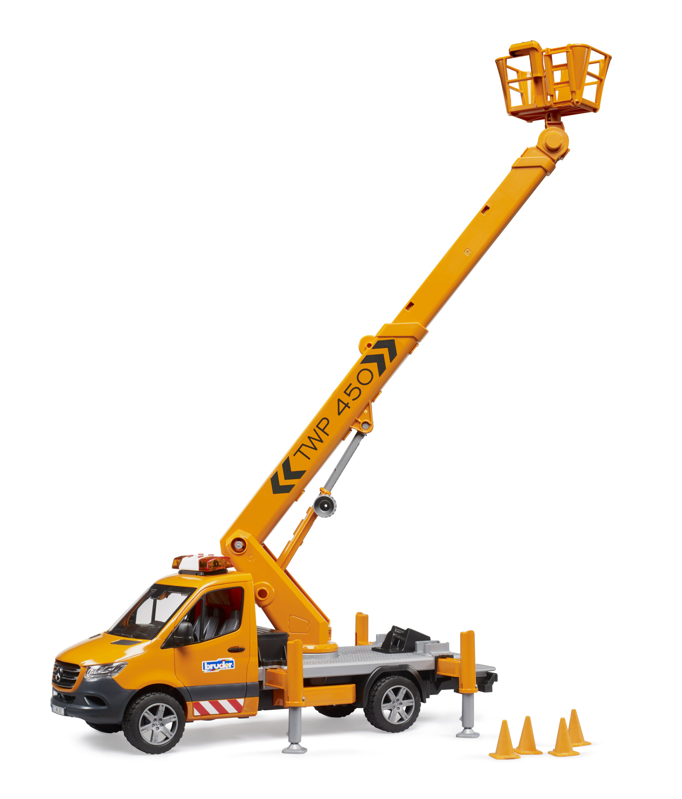 MB Sprinter with Working Platform and Light & Sound Module Toy - Image 9
