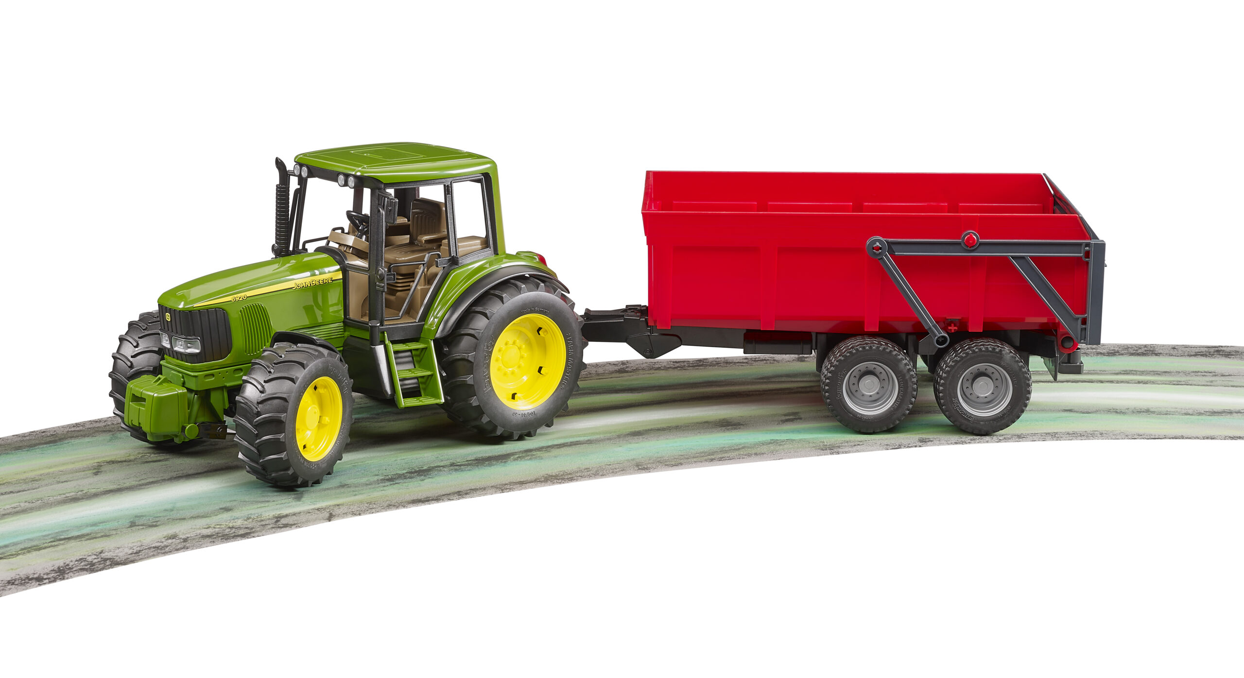 John Deere 6920 Tractor with Tipping Trailer Toy - Image 4