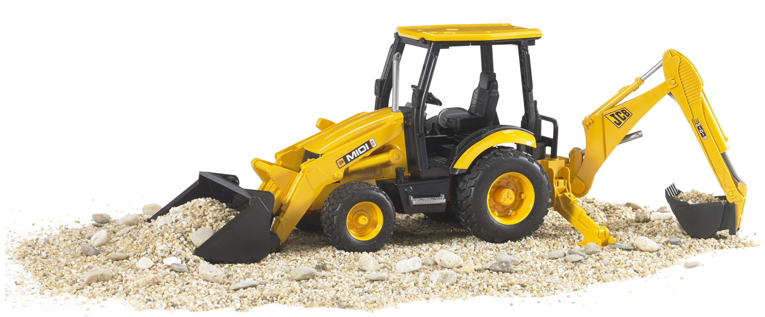 JCB MIDI CX Backhoe Loader Toy - Image 4