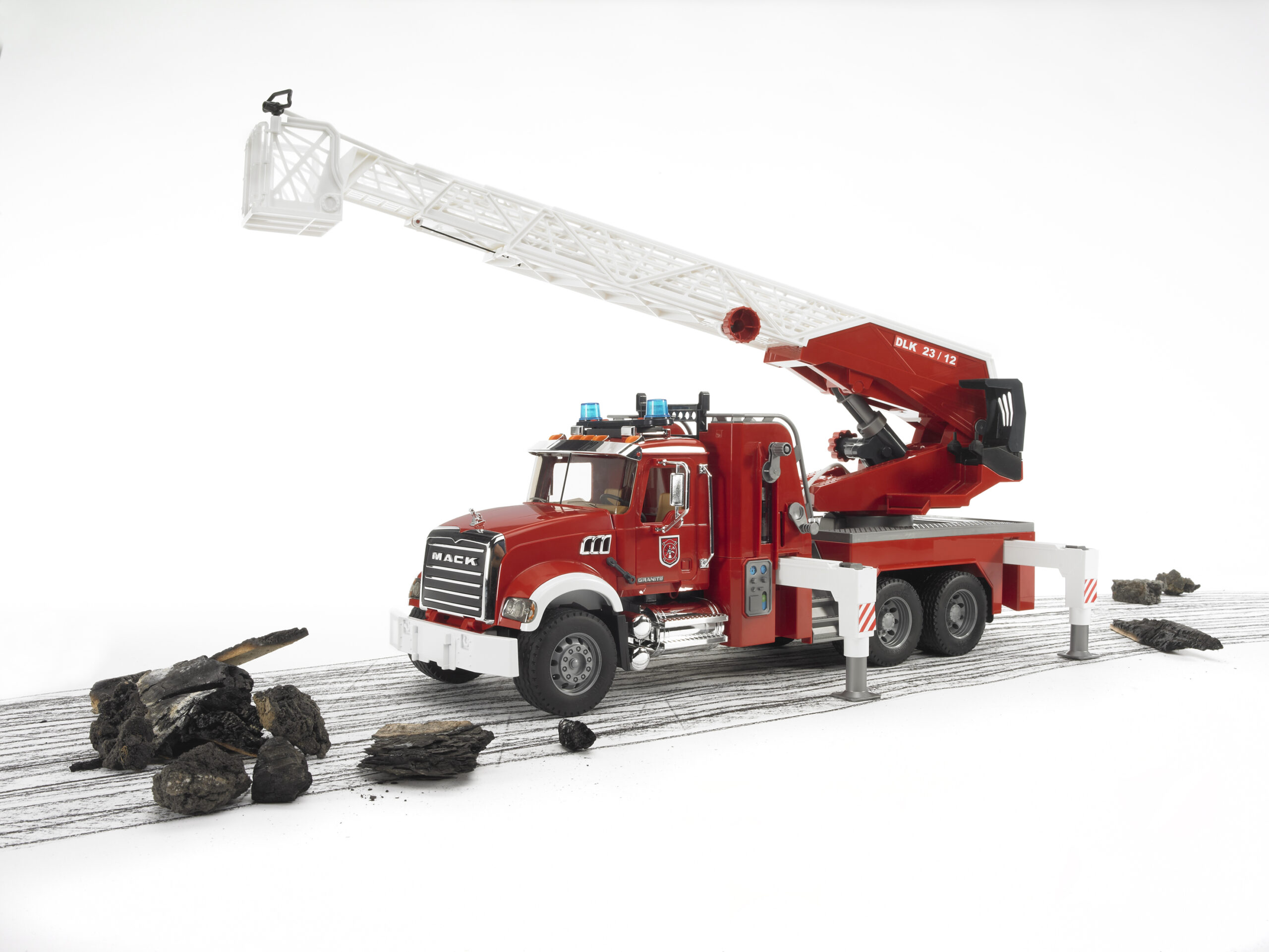 MACK Granite Fire Engine Toy - Image 5