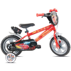 Disney Pixar Cars 12 Inch Kids Bicycle with Stabilisers