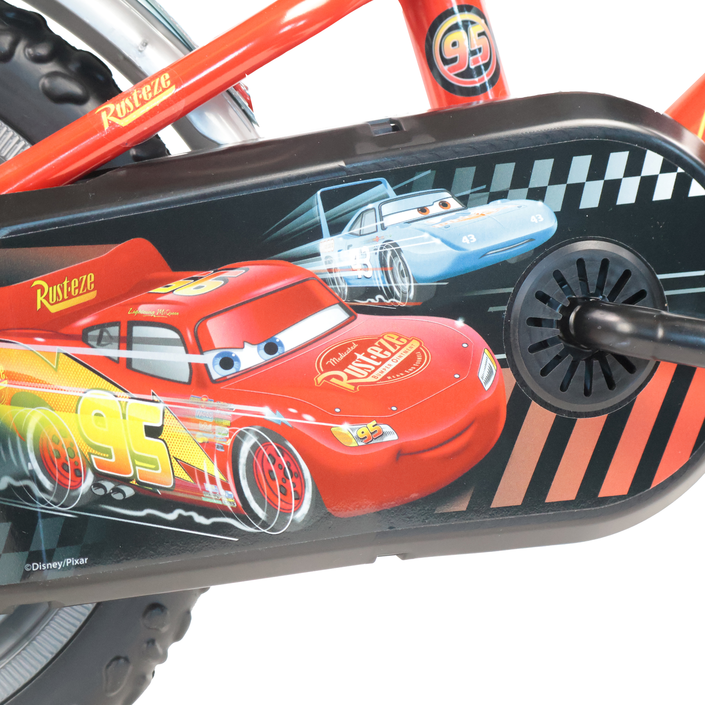 Disney Pixar Cars 12 Inch Kids Bicycle with Stabilisers - Image 5