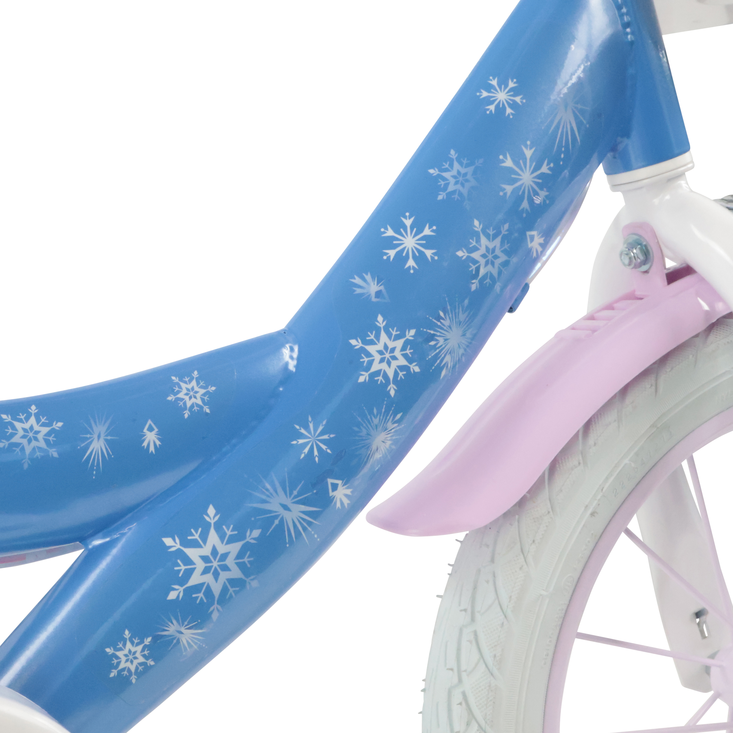 Disney Frozen 14 Inch Kids Bicycle with Stabilisers - Image 4