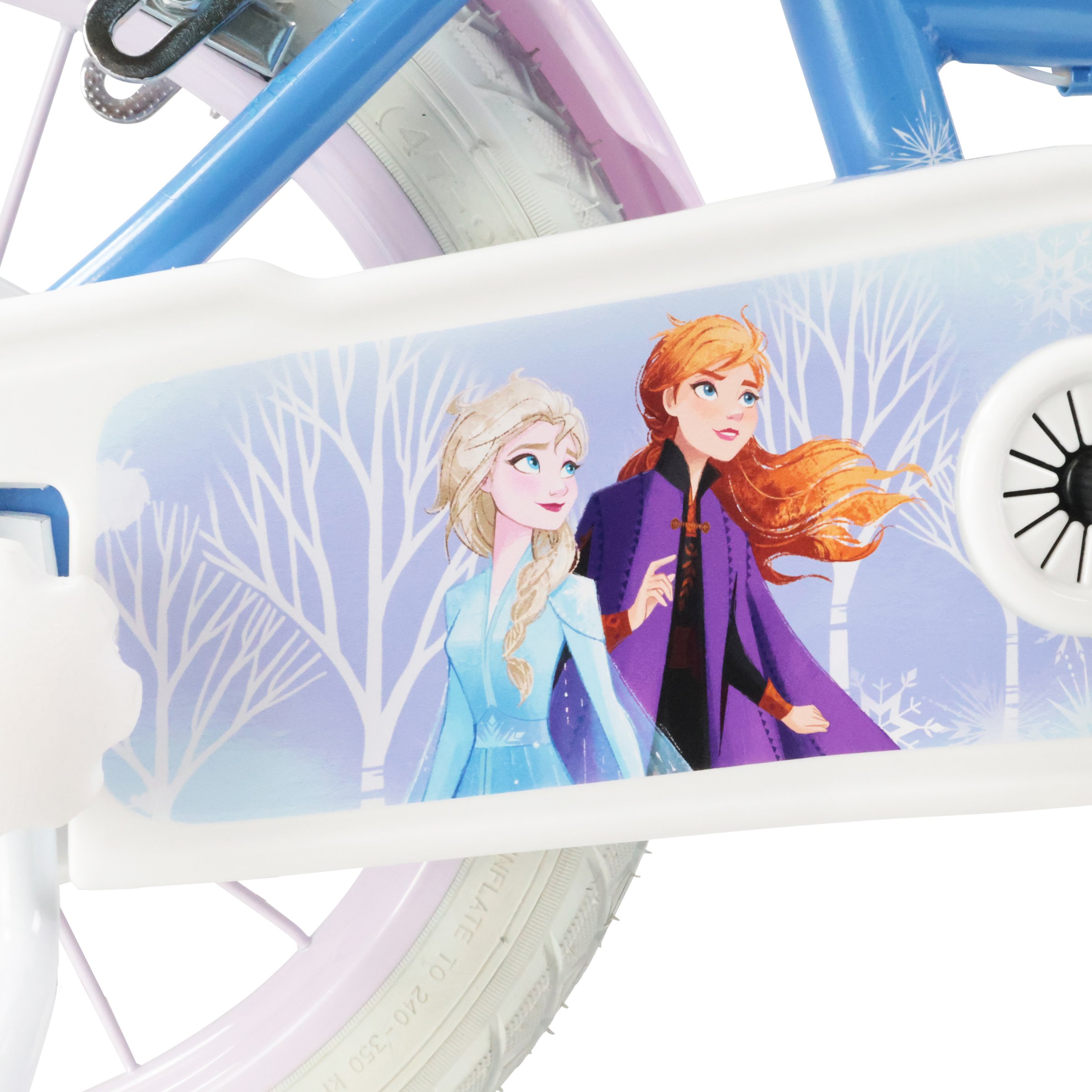 Disney Frozen 14 Inch Kids Bicycle with Stabilisers - Image 5