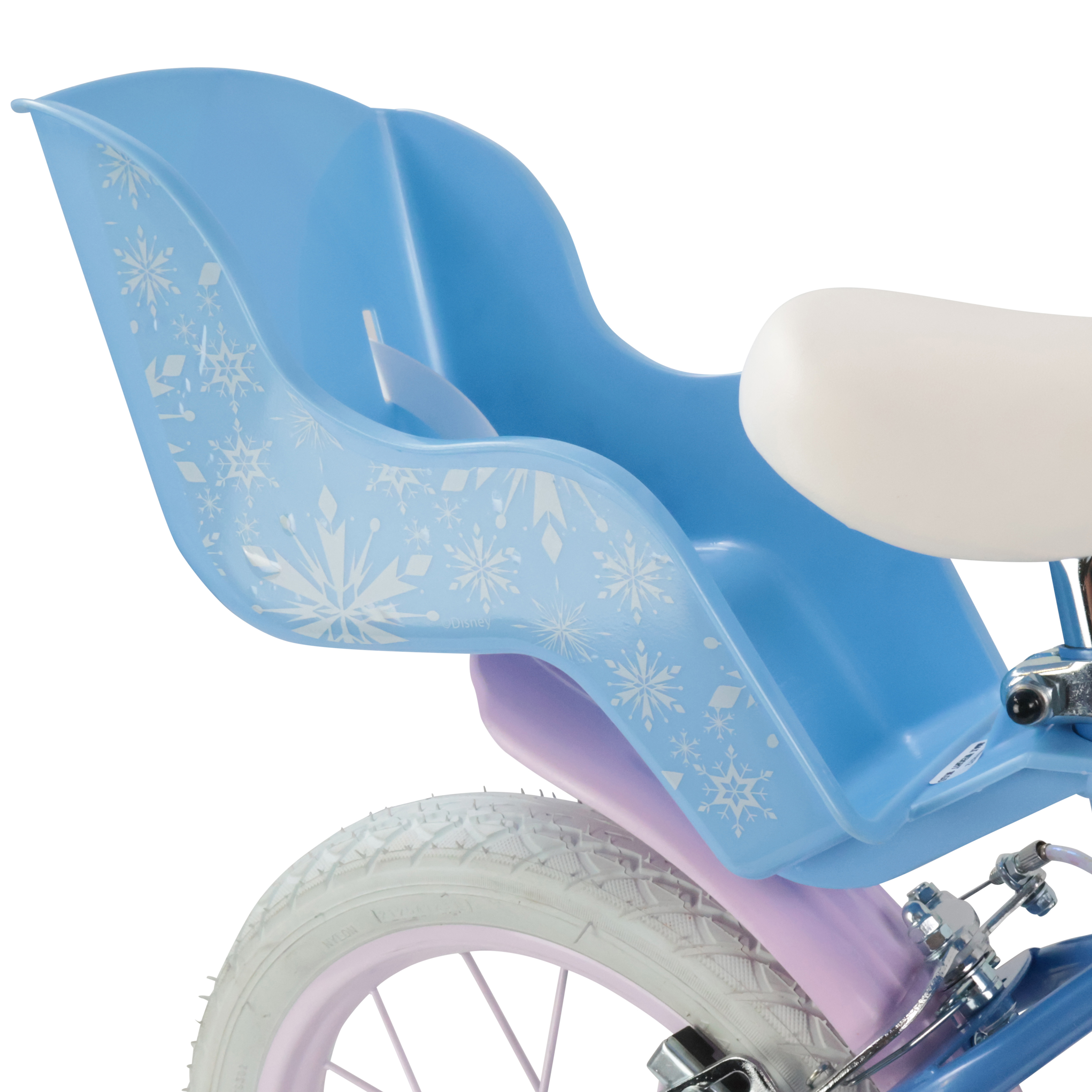 Disney Frozen 14 Inch Kids Bicycle with Stabilisers - Image 6