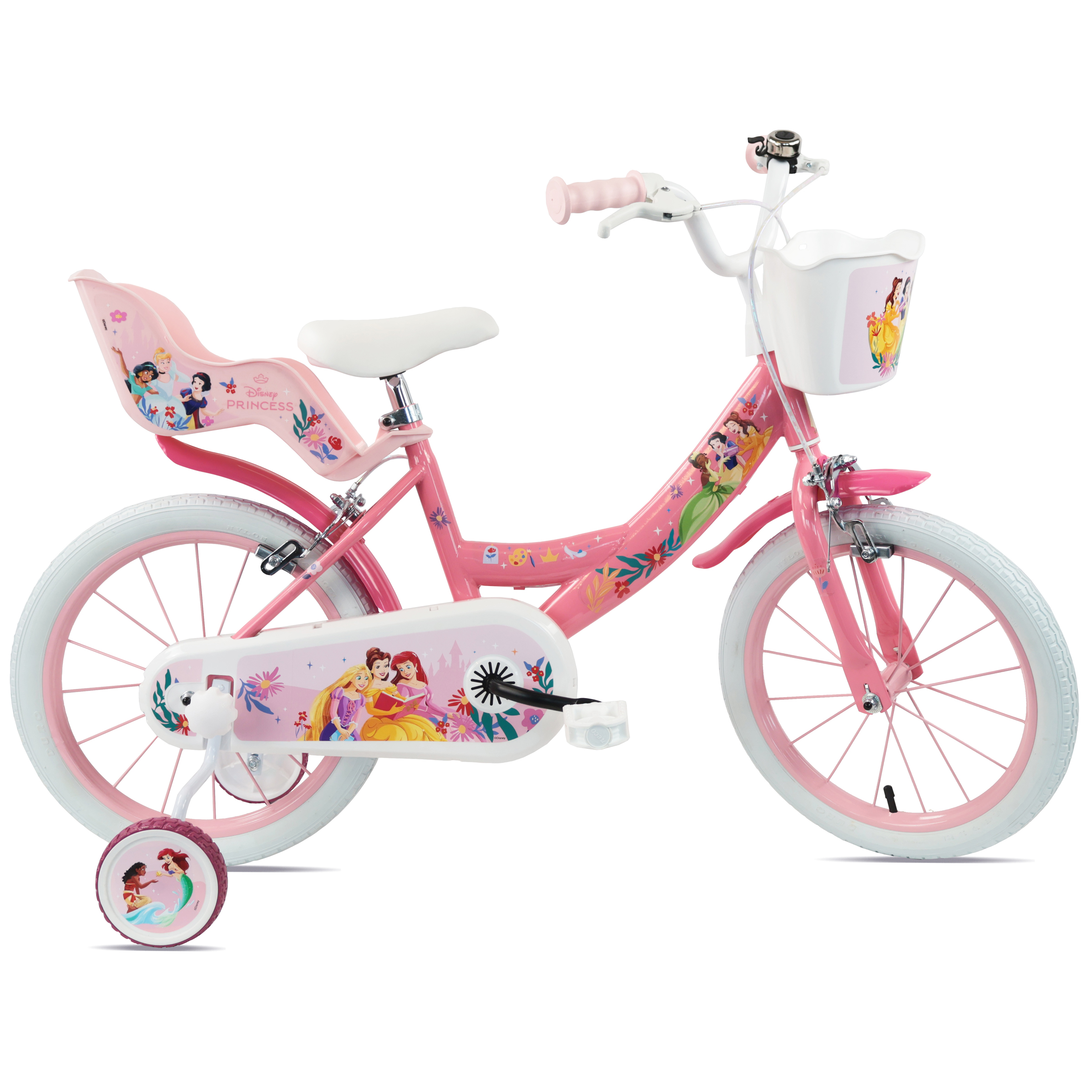 Disney Princess 16" Kids Bicycle with Stabilisers