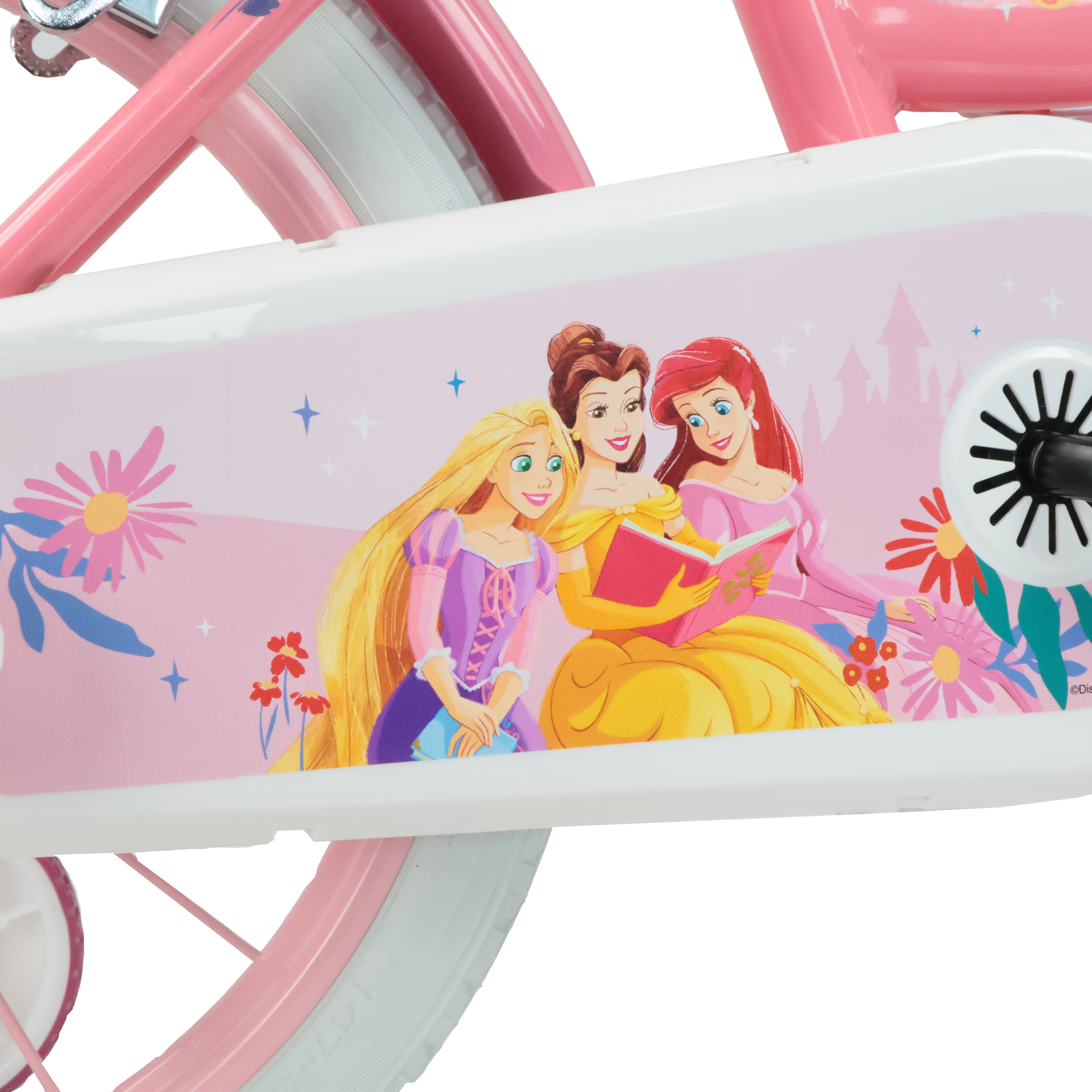 Disney Princess 16" Kids Bicycle with Stabilisers - Image 5