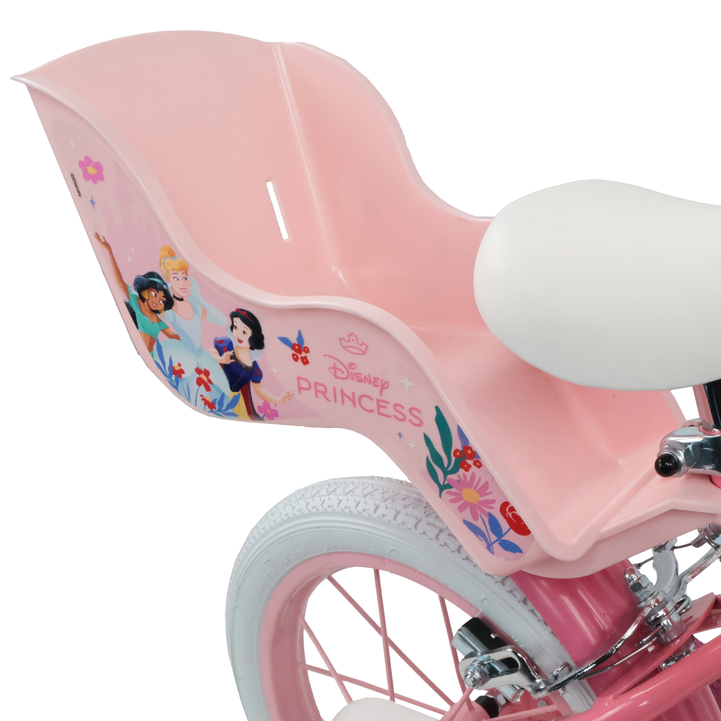 Disney Princess 16" Kids Bicycle with Stabilisers - Image 7