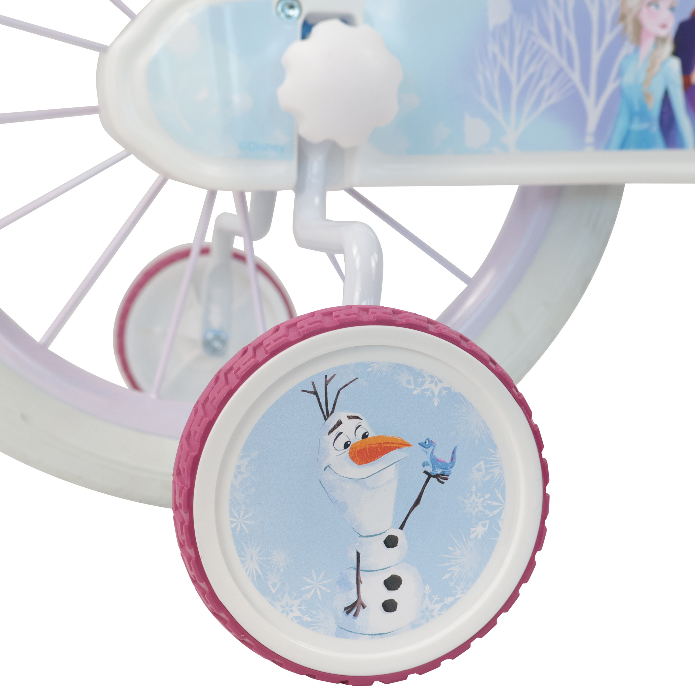 Disney Frozen 16 Inch Bicycle with Stabilisers and Basket - Image 7