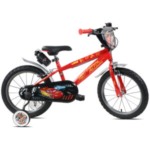 Huffy Disney Pixar Cars 16 Inch Kids Bike with Stabilisers